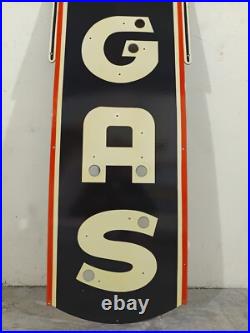 Vintage OP-OP Gas & Oil Neon Porcelain Enamel Sign SSPN 48x20