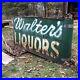 Vintage_ORIGINAL_DST_Tin_Ace_Sign_Co_LIQUOR_Neon_ARROW_Advertising_Bar_BEER_SIGN_01_sy