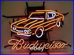 Vintage Old Car Auto Beer Logo 20x16 Neon Sign Light Lamp With Dimmer