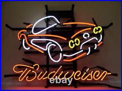 Vintage Old Car Auto Garage Beer Logo 20x16 Neon Sign Light Lamp With Dimmer