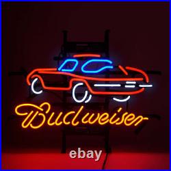 Vintage Old Car Sports Car Vehicle Beer 20x16 Neon Light Sign Lamp Wall Decor