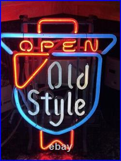 Vintage Old Style Beer Neon Sign