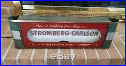 Vintage Original Art Deco STROMBERG CARLSON Phonograph NEON Advertising Sign