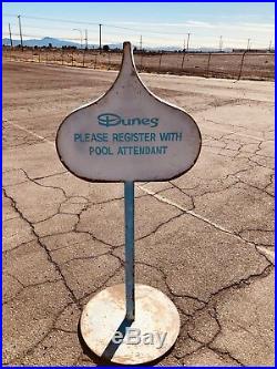 Vintage Original Dunes Las Vegas Casino sign