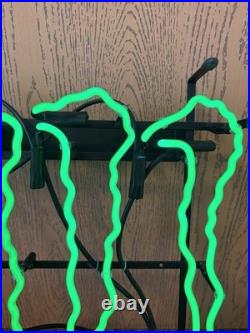 Vintage Original Monster Energy M Claw Green Neon Sign. 22x16. Commercial