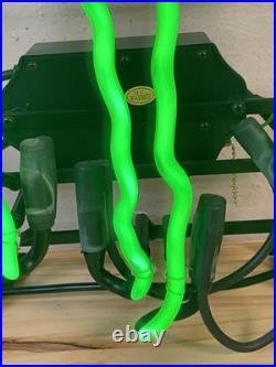 Vintage Original Monster Energy M Claw Green Neon Sign. 22x16. Commercial