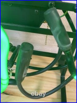 Vintage Original Monster Energy M Claw Green Neon Sign. 22x16. Commercial