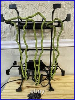 Vintage Original Monster Energy M Claw Green Neon Sign. 22x16. Commercial