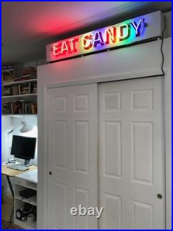 Vintage Original Neon Sign Movie Theater Concession 1940s Works