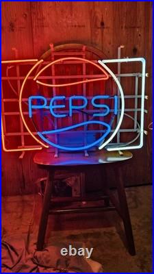 Vintage Original Pepsi Neon Sign