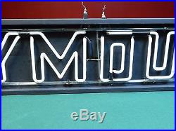 Vintage Original Plymouth Chrysler Dodge Large Neon Sign Auto Car Ready To Hang
