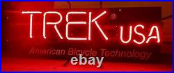 Vintage Original Trek USA Bicycle Red Neon Sign Local Pickup ONLY
