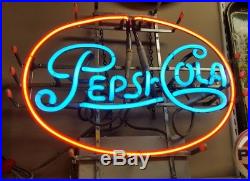 Vintage Original Working PEPSI COLA Neon Advertising Pepsi Early Sign