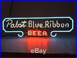 Vintage Pabst Blue Ribbon Neon Beer Sign