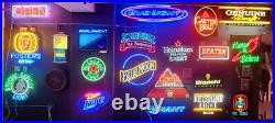 Vintage Parliment Cigarettes Neon Electric Gas Tube Bar Sign 21 x 18 Great