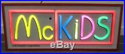 Vintage RARE McKids & Sears Commercial Neon-Sign (1989)