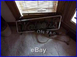 Vintage RARE WALTER'S BEER 3 Color NEON LIGHT SIGN Eau Claire Wisconsin Wi BAR