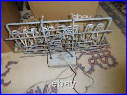Vintage RareAMERICAN BEER NEON SIGN 120 volt Franceformer USA local pick only