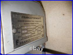 Vintage RareAMERICAN BEER NEON SIGN 120 volt Franceformer USA local pick only