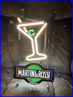 Vintage Rare Martini & Rossi Neon Bar Sign 16 Great For Manage, Bar Vintage Rare Martini & Rossi Neon Bar Sign 16 Great For Manage, Bar