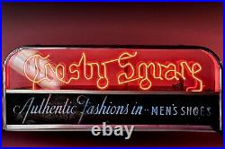 Vintage Rare Neon Sign Crosby Square By Everbrite