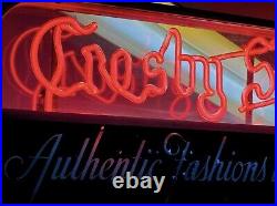 Vintage Rare Neon Sign Crosby Square By Everbrite