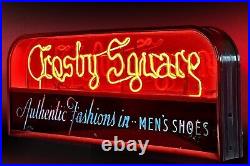 Vintage Rare Neon Sign Crosby Square By Everbrite