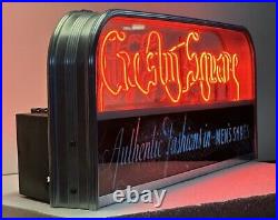 Vintage Rare Neon Sign Crosby Square By Everbrite