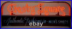 Vintage Rare Neon Sign Crosby Square By Everbrite