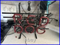 Vintage Red Dog Neon Bar Sign