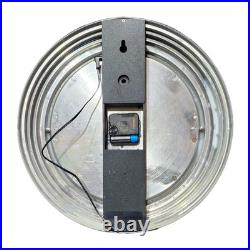 Vintage SINCLAIR Dino Gasoline Gas Station Sign Red Neon Quartz Clock READ