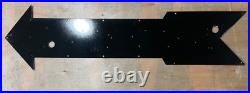 Vintage SSP Garage Arrow Neon Skin Gas & Oil Porcelain Enamel Sign Vintage SSP Garage Arrow Neon Skin Gas & Oil Porcelain Enamel Sign