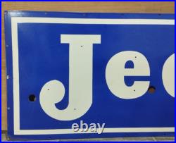 Vintage SSP Jeep Neon Skin Gas & Oil Porcelain Enamel Sign Vintage SSP Jeep Neon Skin Gas & Oil Porcelain Enamel Sign