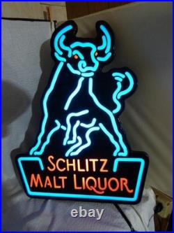 Vintage Schlitz Malt Liquor Neo-neon Sign New
