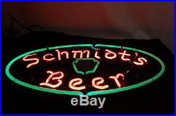 Vintage Schmidts Beer of Phila Neon Sign. Hard to find
