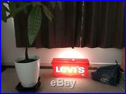 Vintage Sign Board Super rare 80s Levis Levi's illuminated neon not for sale