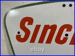 Vintage Sinclair Dino Neon Gas & Oil Porcelain Enamel Sign