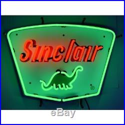 Vintage Sinclair dinosaur Dino Motor oils gas Pump Station Neon Sign 24x 20