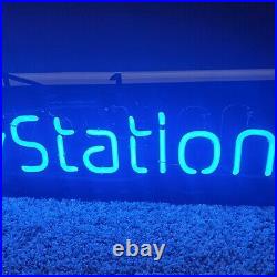 Vintage Sony Playstation 2 Ps2 Neon Advertising promotional Display Sign