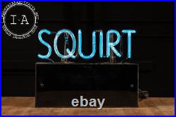 Vintage Squirt Neon Sign Box