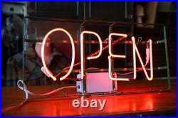 Vintage Store Display Neon Open Sign Antique Light Lamp
