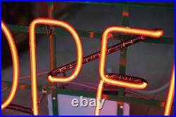 Vintage Store Display Neon Open Sign Antique Light Lamp