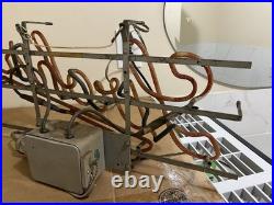 Vintage Stroh's Beer Neon Hanging Bar Light Sign 23 Everbrite 1988 Gas Tube Red