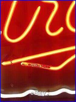 Vintage Stroh's Neon Electric Beer Sign! Brewery Bar Man Cave 22 X 25 Rare