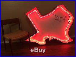 Vintage TEXAS STATE NEON SIGN single sided in great working condition