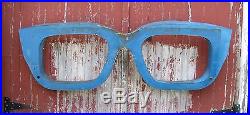 Vintage Tin Ex Neon Glasses Sign Shipping Available