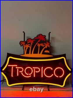 Vintage Tropico Tropical Real Neon Light Sign
