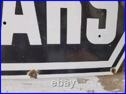 Vintage Used Car Porcelain Sign 32 Old Neon Skin Car Truck Dealer Arrow Sales Vintage Used Car Porcelain Sign 32 Old Neon Skin Car Truck Dealer Arrow Sales