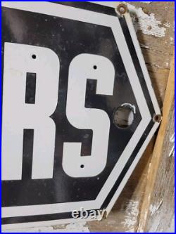 Vintage Used Car Porcelain Sign 32 Old Neon Skin Car Truck Dealer Arrow Sales Vintage Used Car Porcelain Sign 32 Old Neon Skin Car Truck Dealer Arrow Sales