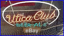 Vintage Utica Club Neon Sign Franceformer Rare